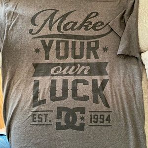 DC t-shirt “Make Your Luck” men’s XL or XXL